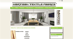 Desktop Screenshot of martisantextil.com